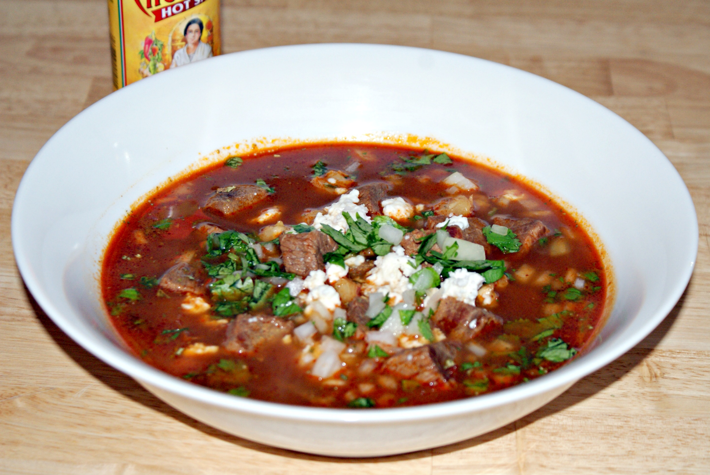 What is a recipe for Mexican pozole?